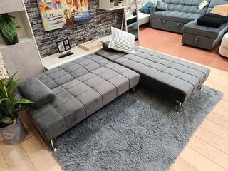 Sofá Cama Gris Oscuro