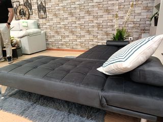 Sofá Cama Gris Oscuro