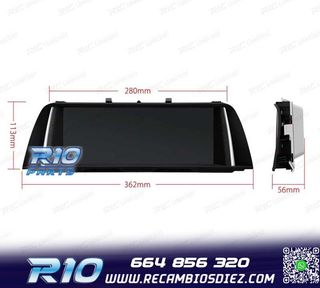 RADIO GPS ANDROID 12 BMW F10 F11 10-13 CIC