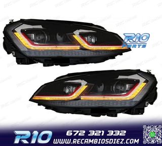 FAROS VOLKSWAGEN VW GOLF 7 12-17 LOOK 7.5 GTI DRL DINAMICOS