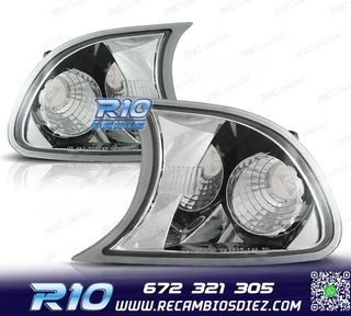 INTERMITENTES FRONTALES BMW E46 01-03 COUPE CROMADO