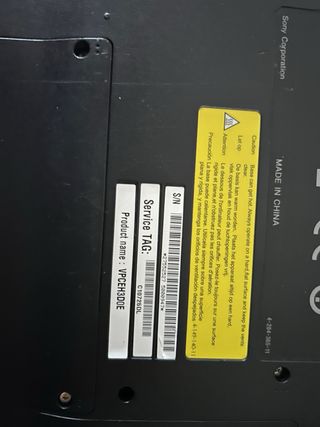 Sony Ordenador Portátil para Piezas