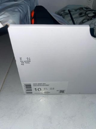 Nike Mind 002 EU 44 Negro/Naranja