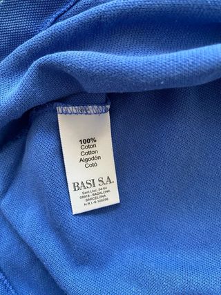 Polo Lacoste Azul Talla L