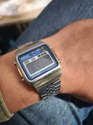 Reloj Seiko Quartz LC Digital Vintage