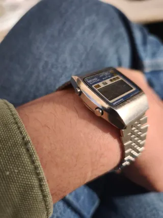 Reloj Seiko Quartz LC Digital Vintage