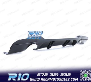 DIFUSOR BMW E90 E91 LOOK M PERFORMANCE NEGRO BRILLO