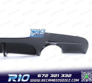 DIFUSOR BMW E90 E91 LOOK M PERFORMANCE NEGRO BRILLO