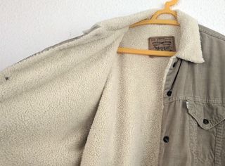 Chaqueta vintage Levi's Sherpa Pana Beige XXL