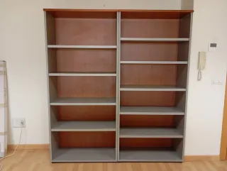 Estanterías de oficina madera y metal