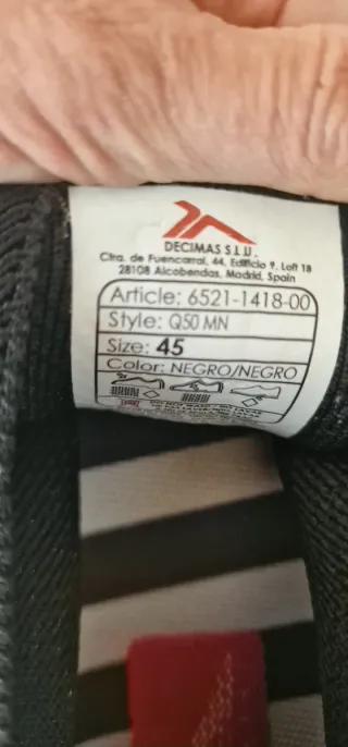 Zapatillas Hombre Tenth Negras