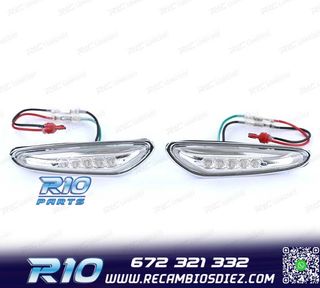 INTERMITENTES BMW E46 01-05 LATERALES LED CROMADO