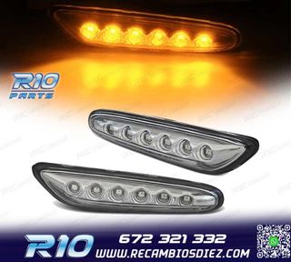 INTERMITENTES BMW E46 01-05 LATERALES LED CROMADO