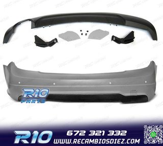 PARAGOLPES TRASERO MERCEDES CLASE C204 W204 11-14 LOOK AMG P