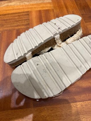 Sandalias de cuña de esparto