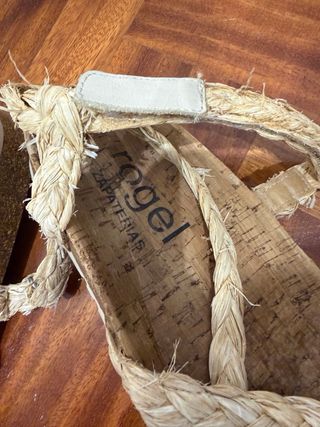 Sandalias de cuña de esparto