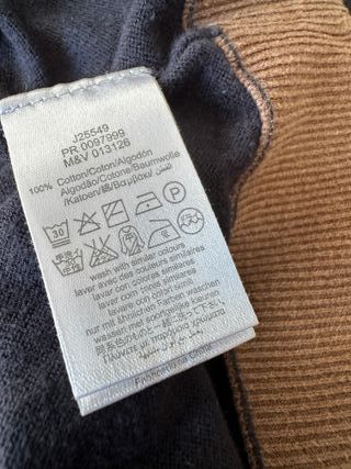 Jersey Hugo Boss niño T.16 años azul marino