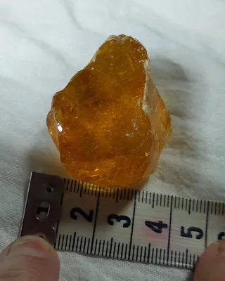 Ámbar natural resina naranja y amarilla