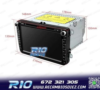 RADIO GPS ANDROID 14 PARA VOLKSWAGEN VW GOLF POLO PASSAT CAD