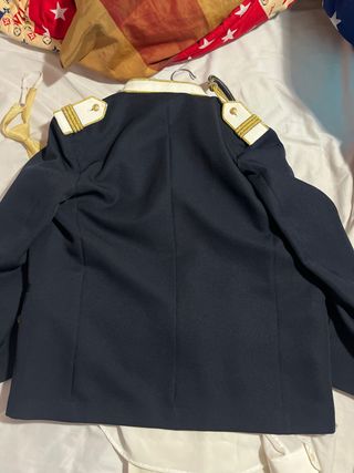 Traje Comunión Niño Negro Dorado Talla L
