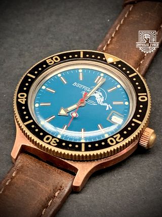 Vostok Brass Bund Scuba Dude automático a estrenar