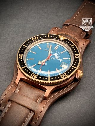 Vostok Brass Bund Scuba Dude automático a estrenar