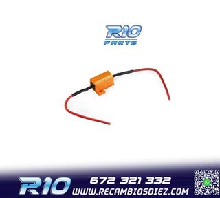 RESISTENCIA PARA MATRÍCULA CANBUS ERROR DE LUZ 10W