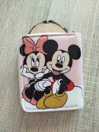 Cartera Mickey y Minnie Rosa