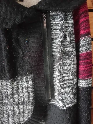 Chaqueta Koroshi Patchwork Lana Talla M