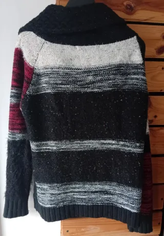 Chaqueta Koroshi Patchwork Lana Talla M