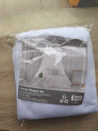 Mosquitera Cama 2 Personas Blanca