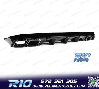 DIFUSOR MERCEDES CLASE E C238 16- AMG NEGRO BRILLO LOOK E63