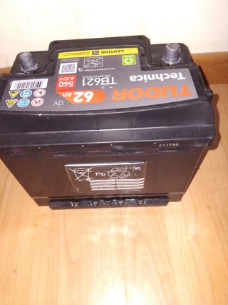 Batería Tudor Technica TB621 62Ah 12V