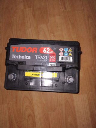 Batería Tudor Technica TB621 62Ah 12V
