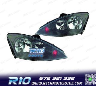 FAROS PARA FORD FOCUS II 01-05 FONDO NEGRO