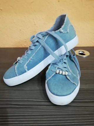 Zapatillas Graceland Denim con Brillantes
