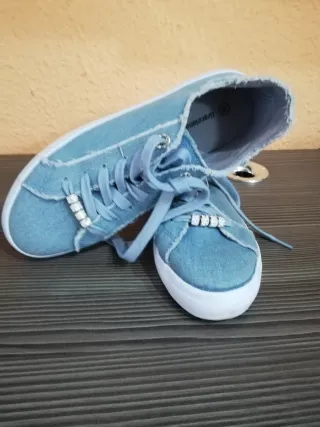 Zapatillas Graceland Denim con Brillantes