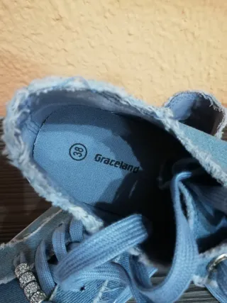 Zapatillas Graceland Denim con Brillantes