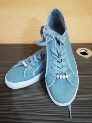 Zapatillas Graceland Denim con Brillantes