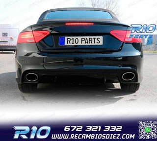 PARAGOLPES TRASERO AUDI A5 8T COUPE 07-15 LOOK RS5
