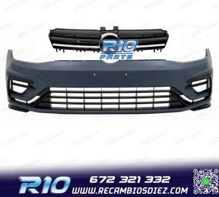 PARAGOLPES DELANTERO VOLKSWAGEN VW GOLF 7.5 17-19 LOOK R20 S