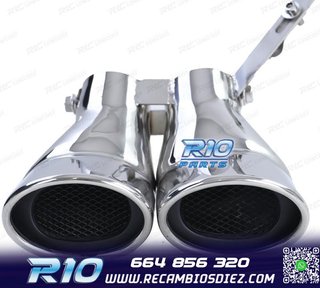 COLA ESCAPE MERCEDES CLASE C W203 00-07 CROMO