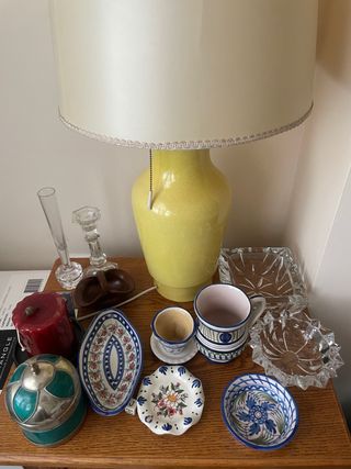Lámpara Vintage y Decoración