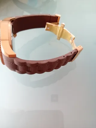 Reloj BEST dorado y marrón