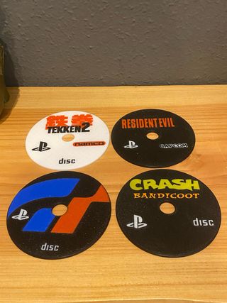 Set di 4 posacenere PS1 Giochi