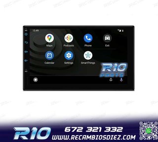 RADIO GPS ANDROID 14 2DIN 7" MULTIMEDIA GPS HD 3 USB SD