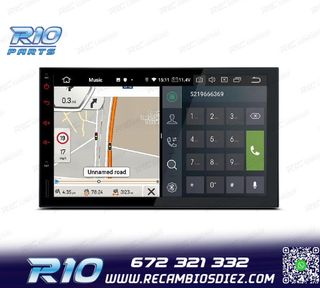 RADIO GPS ANDROID 14 2DIN 7" MULTIMEDIA GPS HD 3 USB SD