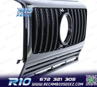 PARRILLA MERCEDES CLASE G W463 90-18 LOOK AMG NEGRO BRILLO
