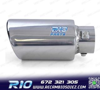 COLA ESCAPE UNIVERSAL ACERO INOX OVALADO 88MM