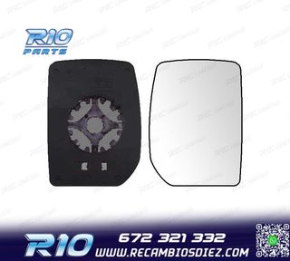 CRISTAL ESPEJO + BASE DERECHO FORD TRANSIT 00-09
